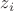$\[{z_i}\]$