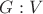 $G:V$ $G:V$
