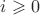 $i\geqslant 0$