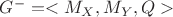$ G^- = < M_X, M_Y, Q > $