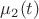 $\mu_2(t)$