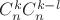 $C_n^kC_n^{k-l}$