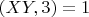 $(XY,3)=1$