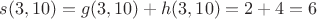 $s(3,10)=g(3,10)+h(3,10)=2+4=6$