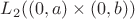 $L_2( (0,a) \times (0,b) )$
