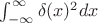 $\int_{-\infty}^\infty \delta (x)^2 dx$