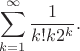 $
\displaystyle\sum_{k=1}^\infty\frac{1}{k!k2^k}.
$