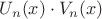 $U_n(x)\cdot V_n(x)$