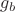 $g_{b}$