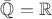 $\bar{\mathbb{Q}}=\mathbb{R}$