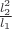 $\frac{l_2^2}{l_1}$