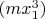 $(mx_1^3)$
