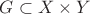$G\subset X\times Y$