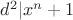 $d^2|x^n+1$