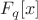 $F_{q}[x]$