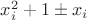 $x_i^2+1\pm x_i$