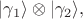 $|\gamma_1\rangle\otimes|\gamma_2\rangle,$