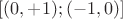$[(0, +1);(-1,0)]$