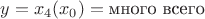 $y=x_4(x_0)=\text{много всего}$
