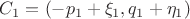 $C_1=(-p_1+\xi_1,q_1+\eta_1)$