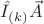 $\hat I_{(k)} \vec A$