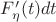 $F_\eta'(t)dt$