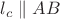 $l_c \parallel AB$