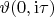 $\vartheta(0,\mathrm{i}\tau)$