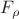 $F_\rho$