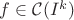 $f\in\mathcal{C}(I^k)$
