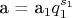 a = a_1q_1^{s_1}