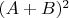 $(A+B)^2$