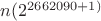 $n(2^{2662090+1)$