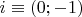 $i\equiv(0;-1)$