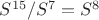 $S^{15}/S^7=S^8$