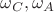 $\omega_C,\omega_A$