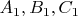 $A_1,B_1,C_1$