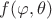 $f(\varphi,\theta)$