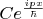 $Ce^{\frac{ipx}{\hbar}}$