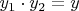 $y_1\cdot y_2=y$