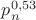 $p_n^{0,53}$