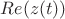 $Re(z(t))$
