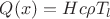 $Q(x)=H c \rho T_l$