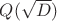 $Q(\sqrt D)$