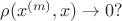$\rho (x^{(m)},x)\rightarrow 0 ?$