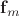 $\mathbf f_m$