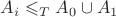 $A_i \leqslant_T A_0 \cup A_1$