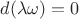 $d(\lambda{\omega})=0$