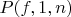 $P(f,1,n)$