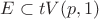 $E\subset tV(p,1)$